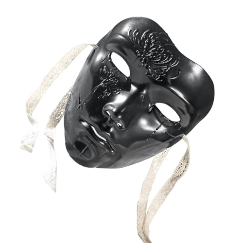 LEIDJGUN Handbemalte Maske Halloween Party Maske Vollgesichtsmaske Maskerade Maske Für Frauen Männer Cosplay Halloween Kostümzubehör von LEIDJGUN