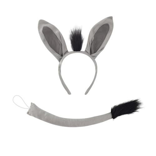 LEIDJGUN Kinder Eselkostüm Set Halloween Dress Up Outfit Halloween Tierkostüm Für Jungen Mädchen Weihnachts Cosplay LEIDJGUN Kinder Eselkostüm Set Halloween Dress Up Outfit Halloween Tierkostüm Für Jungen Mädchen Weihnachts Cosplay von LEIDJGUN