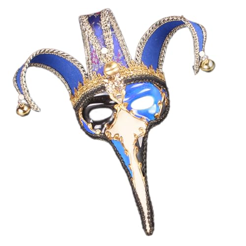 LEIDJGUN Maskerade, halbes Gesicht, Halloween, lange Nase, Augenmaske, Maskerade, Kostüm, Zubehör für Damen und Herren, Halloween-Verkleidungen LEIDJGUN Maskerade, halbes Gesicht, Halloween, lange Nase, Augenmaske, Maskerade, Kostüm, Zubehör für Damen und Herren, Halloween-Verkleidungen von LEIDJGUN
