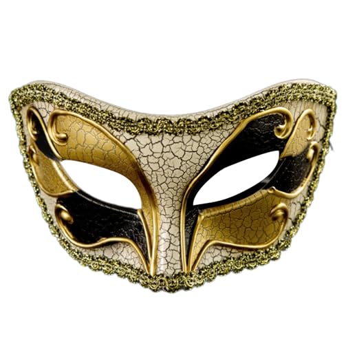 LEIDJGUN Maskerade Gesicht für Damen Herren Halloween Maskerade Cosplay Halloween Augenmaske Kostüm Dekoration Halbgesicht LEIDJGUN Maskerade Gesicht für Damen Herren Halloween Maskerade Cosplay Halloween Augenmaske Kostüm Dekoration Halbgesicht von LEIDJGUN
