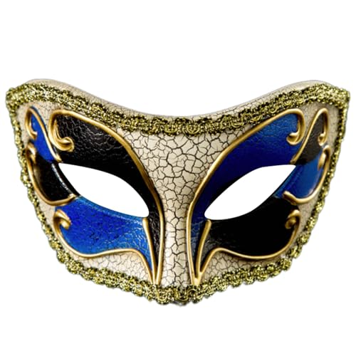 LEIDJGUN Maskerade Gesicht für Damen Herren Halloween Maskerade Cosplay Halloween Augenmaske Kostüm Dekoration Halbgesicht von LEIDJGUN