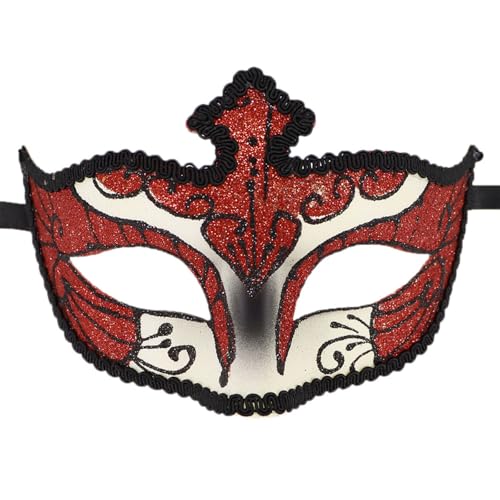 LEIDJGUN Maskerade-Kostüm-Dekoration für Damen und Herren, Halloween-Augenmaske, halbes Gesicht, Halloween-Kostüm-Zubehör LEIDJGUN Maskerade-Kostüm-Dekoration für Damen und Herren, Halloween-Augenmaske, halbes Gesicht, Halloween-Kostüm-Zubehör von LEIDJGUN