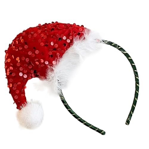 LEIDJGUN Pailletten Hut Stirnband Weihnachten Kopfbedeckung Weihnachten Party Foto Requisiten Hut Party Kopfbedeckung Cosplay Zubehör LEIDJGUN Pailletten Hut Stirnband Weihnachten Kopfbedeckung Weihnachten Party Foto Requisiten Hut Party Kopfbedeckung Cosplay Zubehör von LEIDJGUN