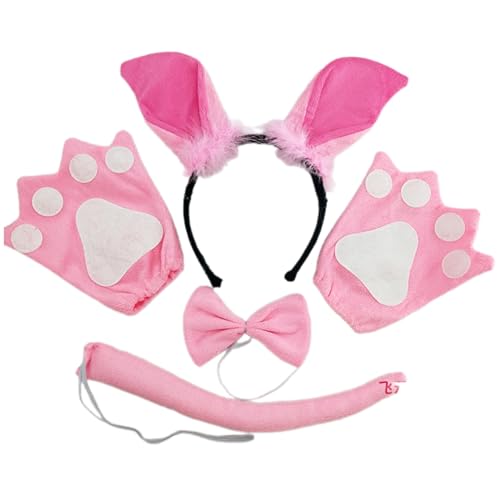 LEIDJGUN Rollenspiel Party Kostüm Dekorationen Requisiten für Kinder Tiere Ohr Stirnbänder Kollektion Haarband Kopfbedeckung Schwanz LEIDJGUN Rollenspiel Party Kostüm Dekorationen Requisiten für Kinder Tiere Ohr Stirnbänder Kollektion Haarband Kopfbedeckung Schwanz von LEIDJGUN