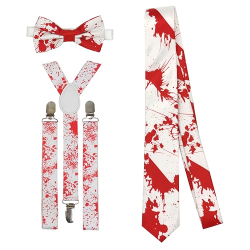 LEIDJGUN Splattered Blood Glasses Halloween Pointed Hat Bloody Gloves Stockings Decorative Glasses Halloween Costume Accessories LEIDJGUN Splattered Blood Glasses Halloween Pointed Hat Bloody Gloves Stockings Decorative Glasses Halloween Costume Accessories von LEIDJGUN