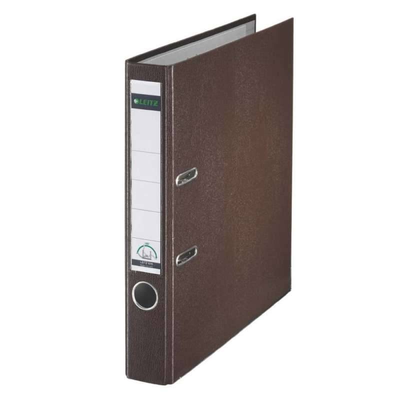 LEITZ 1010 Ordner DIN A4, Sets Einzeln, Breite (cm) 5,0 cm, Farbe braun von LEITZ