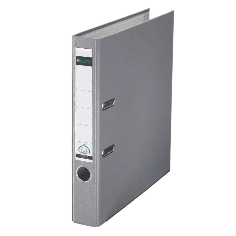 LEITZ 1010 Ordner DIN A4, Sets Einzeln, Breite (cm) 5,0 cm, Farbe grau von LEITZ
