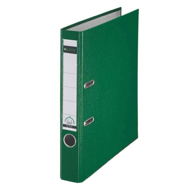 LEITZ 1010 Ordner DIN A4, Sets Einzeln, Breite (cm) 5,0 cm, Farbe grün von LEITZ