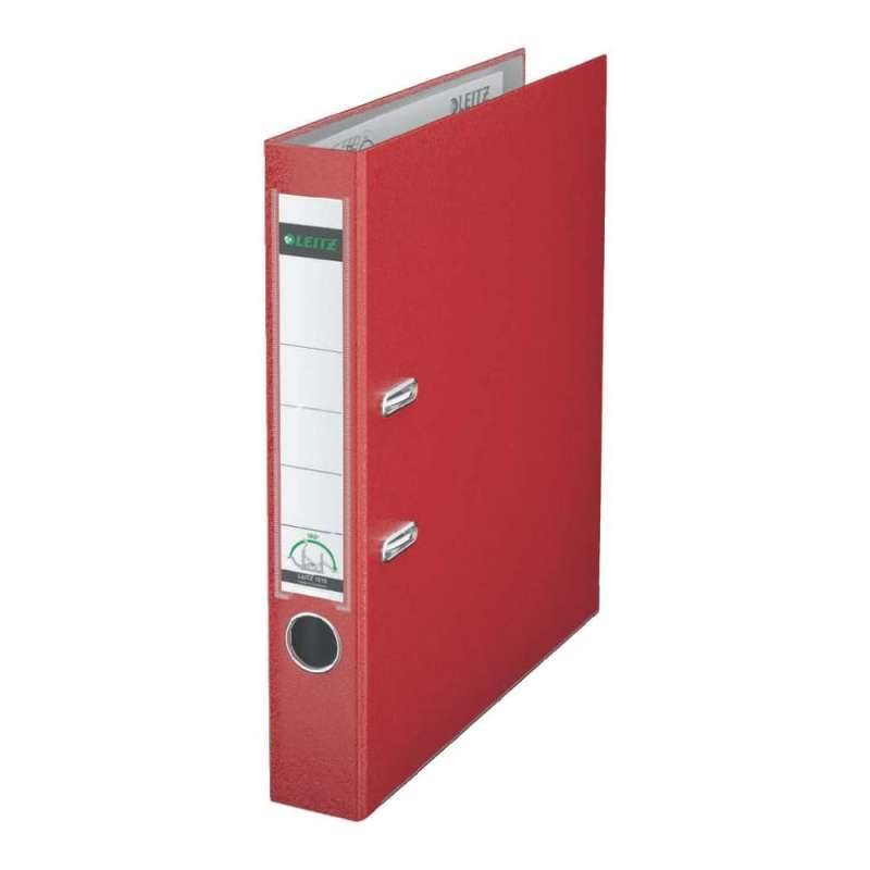 LEITZ 1010 Ordner DIN A4, Sets Einzeln, Breite (cm) 5,0 cm, Farbe rot von LEITZ