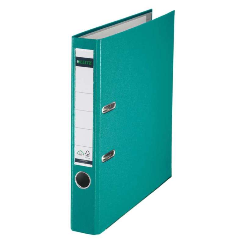 LEITZ 1010 Ordner DIN A4, Sets Einzeln, Breite (cm) 5,0 cm, Farbe türkis von LEITZ