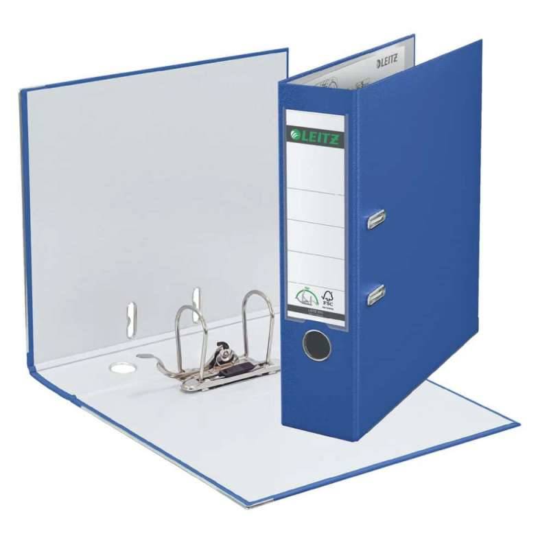 LEITZ 1010 Ordner DIN A4, Sets Einzeln, Breite (cm) 8,0 cm, Farbe dunkelblau von LEITZ