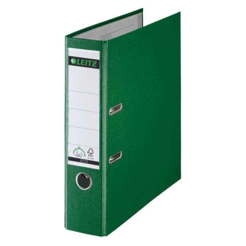 LEITZ 1010 Ordner DIN A4, Sets Einzeln, Breite (cm) 8,0 cm, Farbe grün von LEITZ