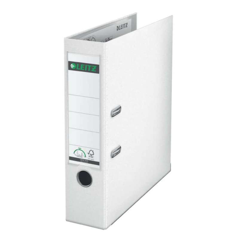 LEITZ 1010 Ordner DIN A4, Sets Einzeln, Breite (cm) 8,0 cm, Farbe weiß von LEITZ