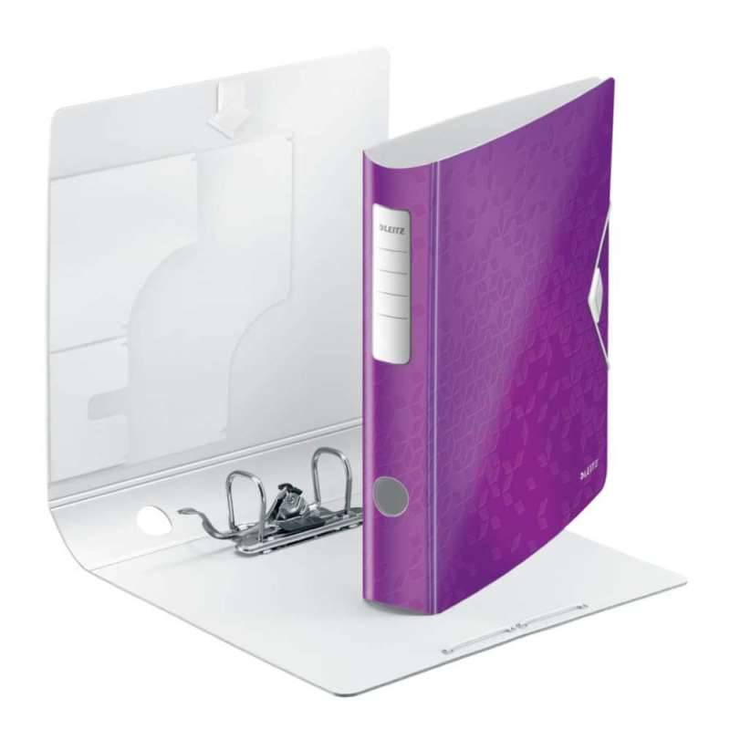 LEITZ Active Ordner A4 Wow, Sets Einzeln, Breite (cm) 6,0 cm, Farbe violett von LEITZ