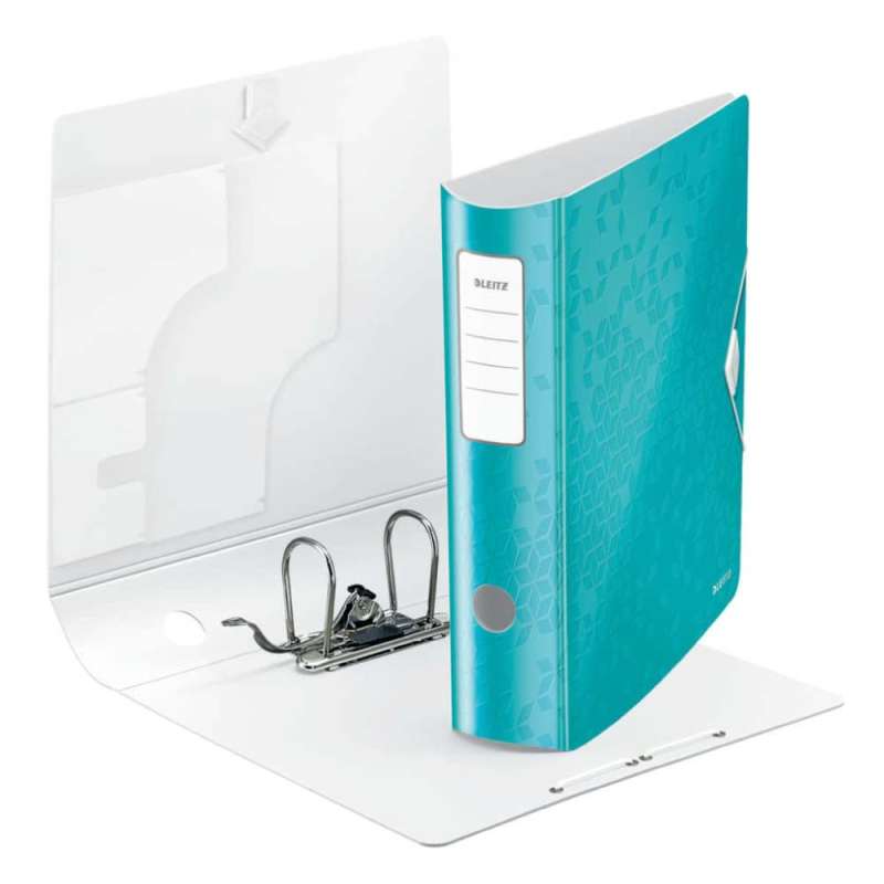 LEITZ Active Ordner A4 Wow, Sets Einzeln, Breite (cm) 8,0 cm, Farbe himmelblau von LEITZ