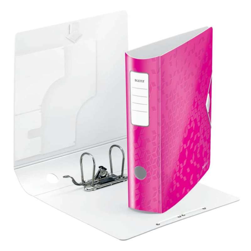 LEITZ Active Ordner A4 Wow, Sets Einzeln, Breite (cm) 8,0 cm, Farbe pink von LEITZ