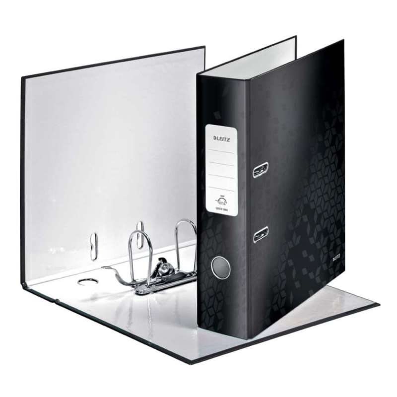 LEITZ Active Ordner A4 Wow, Sets Einzeln, Breite (cm) 8,0 cm, Farbe schwarz von LEITZ