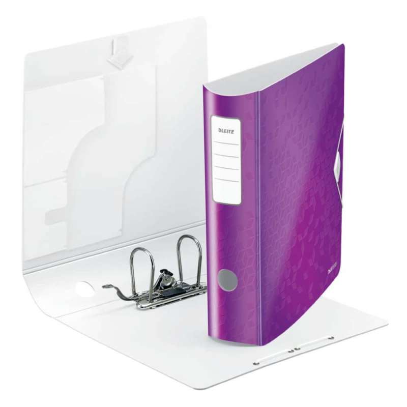 LEITZ Active Ordner A4 Wow, Sets Einzeln, Breite (cm) 8,0 cm, Farbe violett von LEITZ