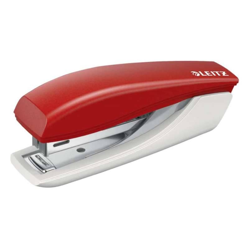 LEITZ Büroheftgerät Tacker NeXXt, Sets Einzeln, Ausführung Mini, Farbe rot von LEITZ