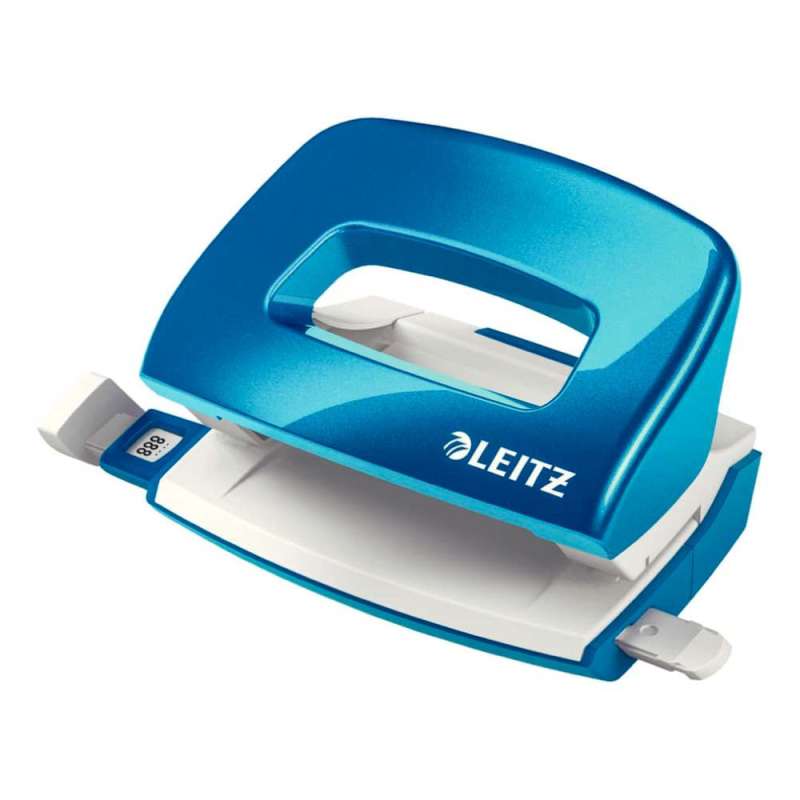 LEITZ Bürolocher NeXXt, Sets Einzeln, Ausführung Mini, Farbe blau von LEITZ