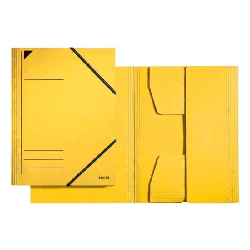 LEITZ Sammelmappe Karton DIN A4 mit Gummizug, Sets Einzeln, Farbe gelb LEITZ Sammelmappe Karton DIN A4 mit Gummizug, Sets Einzeln, Farbe gelb von LEITZ