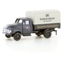 LEMKE COLLECTION LC3233 MINIS 1:160 Opel Blitz Pritsche/Plane DB Rollfuhrdienst von LEMKE COLLECTION
