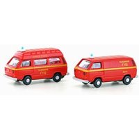 LEMKE COLLECTION LC4342 MINIS 1:160 VW T3 2er Set Feuerwehr von LEMKE COLLECTION
