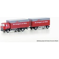 LEMKE COLLECTION LC4608 MINIS 1:160 MAN F90 3-achs Koffer-Hängerzug RCA von LEMKE COLLECTION