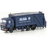 LEMKE COLLECTION LC4661 MINIS 1:160 MAN F90 Müllwagen neutral, ALBA von LEMKE COLLECTION