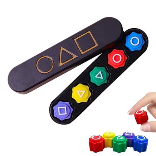 Gonggi Korean Game, Gonggi Stones Set mit 5 Farbe, Gonggi Traditionelles Koreanisches Spielspiel, Hand Eye Coordination Training Spielzeug für Erwachsene und Kinder von LEMLIN
