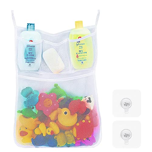LEMONSTONE Spielzeugnetz Badewanne, Badewannenspielzeug Aufbewahrung mit 2 Selbstklebend Haken, Badewannennetz für Spielzeug, Badespielzeug Aufbewahrung, Badenetz für Spielzeug LEMONSTONE Spielzeugnetz Badewanne, Badewannenspielzeug Aufbewahrung mit 2 Selbstklebend Haken, Badewannennetz für Spielzeug, Badespielzeug Aufbewahrung, Badenetz für Spielzeug von LEMONSTONE