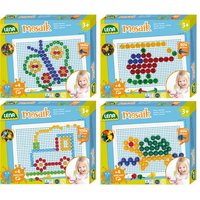 LENA® 35620 Mosaik Set Sortiment, Faltschachtel, sortiert von LENA®