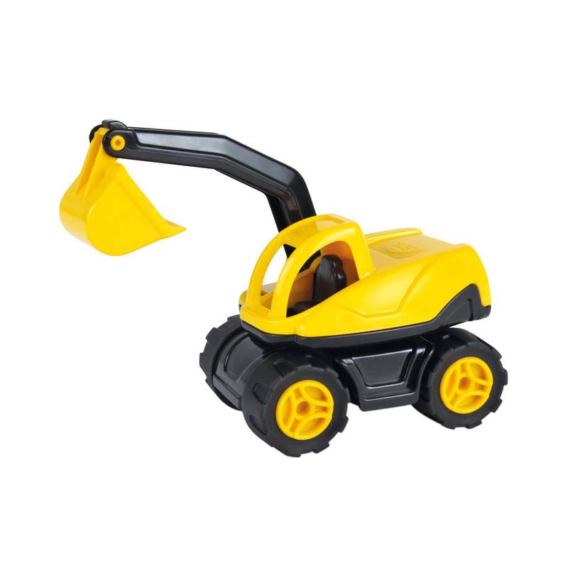 Spielzeugauto WORKIES - BAGGER in gelb/schwarz von LENA®