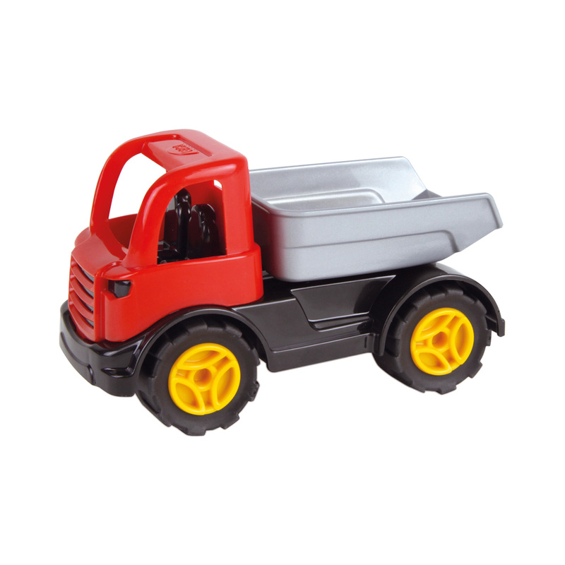 Spielzeugauto WORKIES - MULDENKIPPER in rot/grau von LENA®