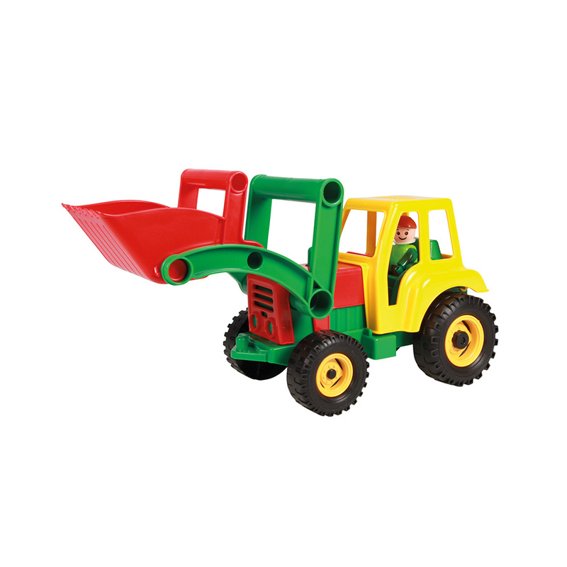 Traktor AKTIVE mit Frontschaufel in bunt von LENA®