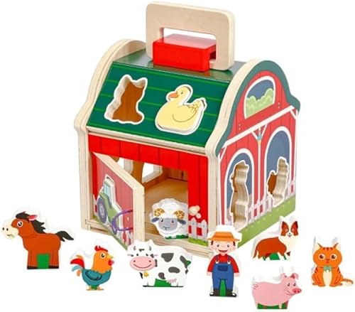 LENA INGROSSO ODG – Bauernhof aus Holz mit Tieren und Zubehör – Lernspiel für Kinder LENA INGROSSO ODG – Bauernhof aus Holz mit Tieren und Zubehör – Lernspiel für Kinder von LENA INGROSSO