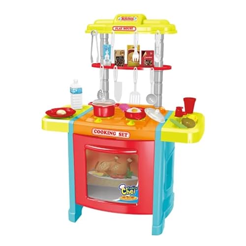 LENA INGROSSO Spielküche Maison Gourmet 52 x 70 cm – komplett mit 42 Zubehörteilen, Lichtern und Geräuschen für kleine Köche LENA INGROSSO Spielküche Maison Gourmet 52 x 70 cm – komplett mit 42 Zubehörteilen, Lichtern und Geräuschen für kleine Köche von LENA INGROSSO