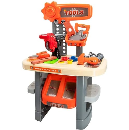 LENA INGROSSO Werkbank Spielzeug mit 32 Zubehörteilen - kreative Werkstatt für kleine Mechaniker! LENA INGROSSO Werkbank Spielzeug mit 32 Zubehörteilen - kreative Werkstatt für kleine Mechaniker! von LENA INGROSSO