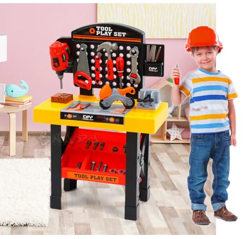 ODG Werkbank für Kinder - Komplettset mit Spielzeugwerkzeugen ODG Werkbank für Kinder - Komplettset mit Spielzeugwerkzeugen von LENA INGROSSO