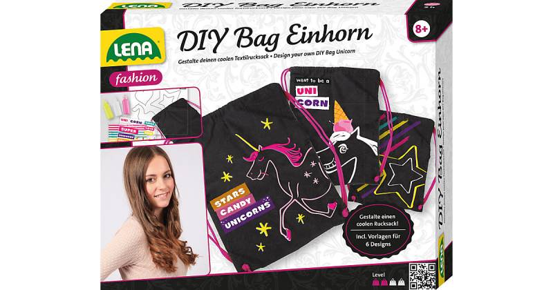 DIY Bag Leinen-Rucksack Einhorn von LENA