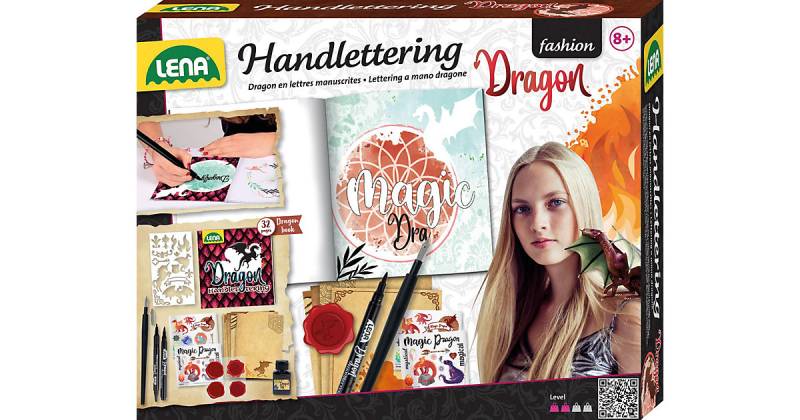 Dragon Handlettering, Faltschachtel von LENA