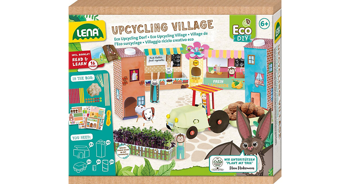 Eco Upcycling Village, Faltschachtel von LENA