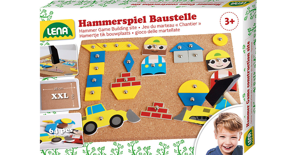 Hammerspiel Baustelle mehrfarbig Hammerspiel Baustelle mehrfarbig von LENA