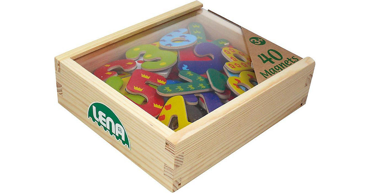 Holz Magnet Zahlen von LENA