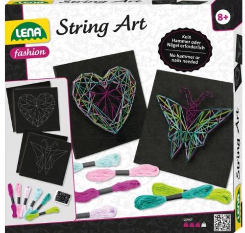 LENA String Art Schmetterling & Herz 42650 von LENA