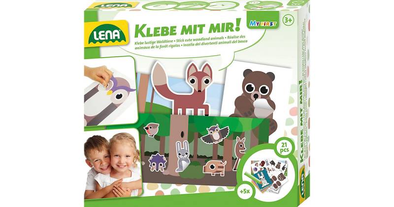 My First Kreativset Klebe mit mir Waldtiere von LENA