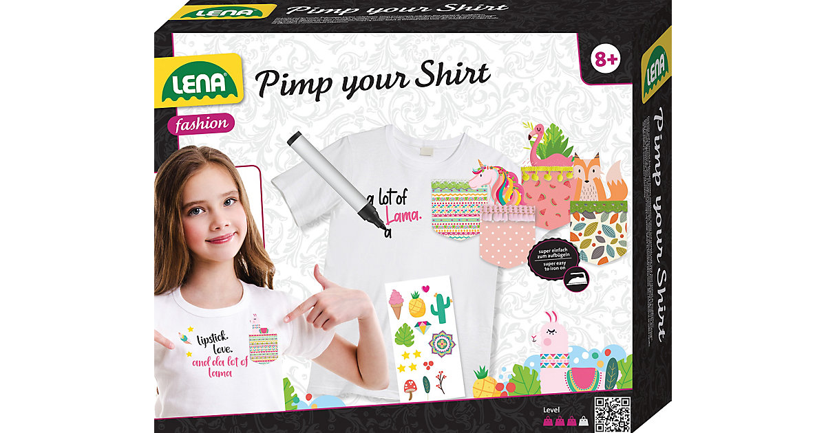 Pimp your Shirt - inkl. Textilstifte, Brusttaschen zum Aufbügeln, Dekobänder, Bügelmotive Pimp your Shirt - inkl. Textilstifte, Brusttaschen zum Aufbügeln, Dekobänder, Bügelmotive von LENA