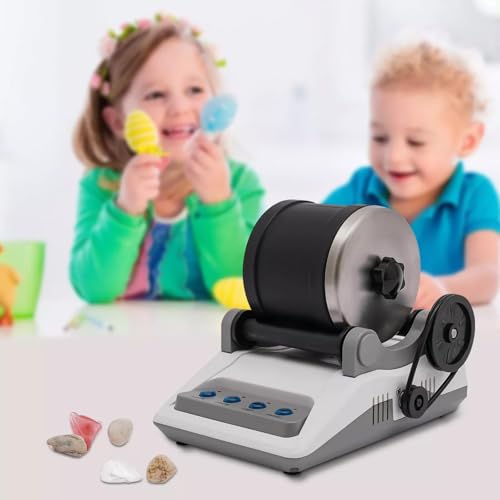 LENDISIY Steintrommel, Rock Tumbler Kit, Professionelles Steinbecher Set Steinschleifmaschine Rock Polisher mit Polierkörner & Schmuckbefestigungen LENDISIY Steintrommel, Rock Tumbler Kit, Professionelles Steinbecher Set Steinschleifmaschine Rock Polisher mit Polierkörner & Schmuckbefestigungen von LENDISIY