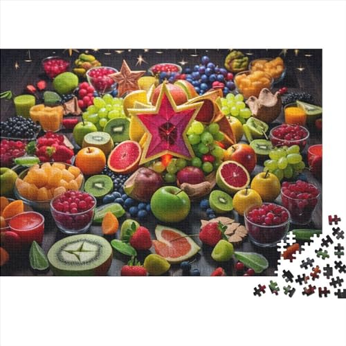 Früchte Puzzlespiele Für Erwachsene Individuelle Puzzlespiele Herausfordernde Spiele Für Die Familie Als Geburtstagsgeschenke Zu Weihnachten 300pcs (40x28cm) von LENTLY