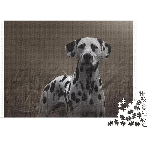 Gefleckter Hund Personalisierte Foto-Puzzle: Bewahren Sie Erinnerungen Individuelle Herausfordernde Spiele Puzzle Von Ihrem Bild Holzpuzzle Puzzles Für Erwachsene 300pcs (40x28cm) von LENTLY